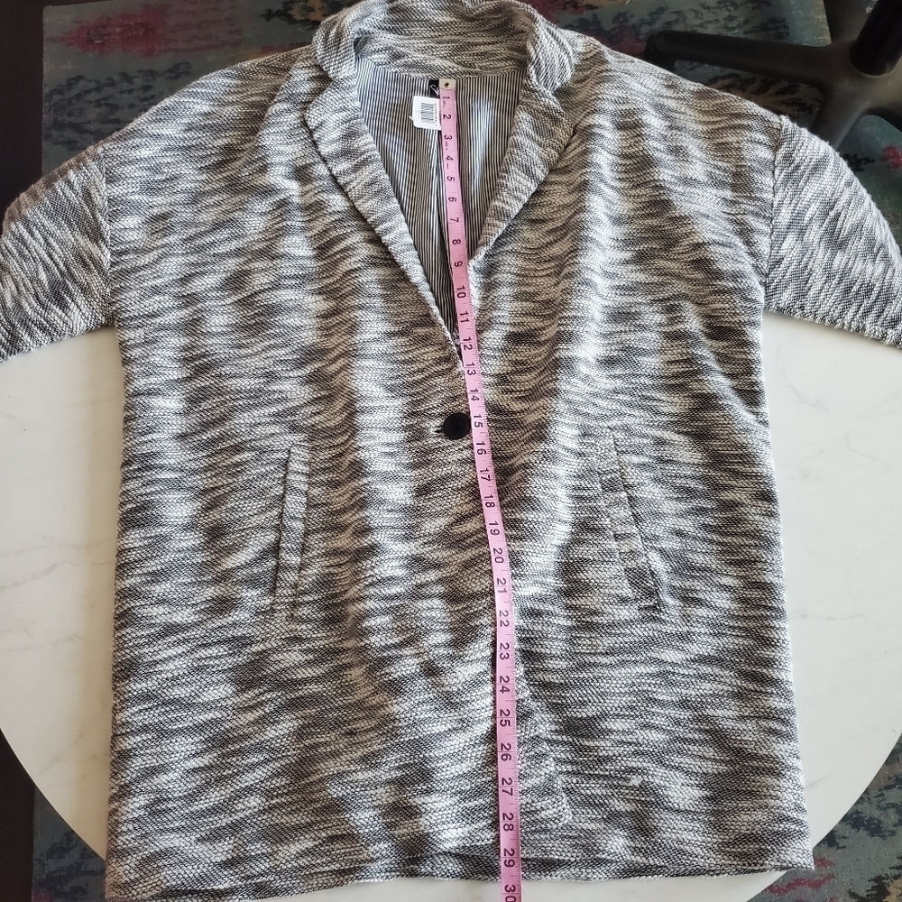 Windsor NWT Black White Coat Large - Picture 8 of 9